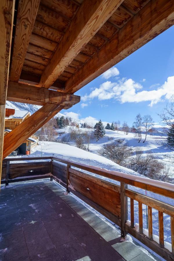 Вилла Les Balcons Du Golf Альп-д'Юэз Экстерьер фото