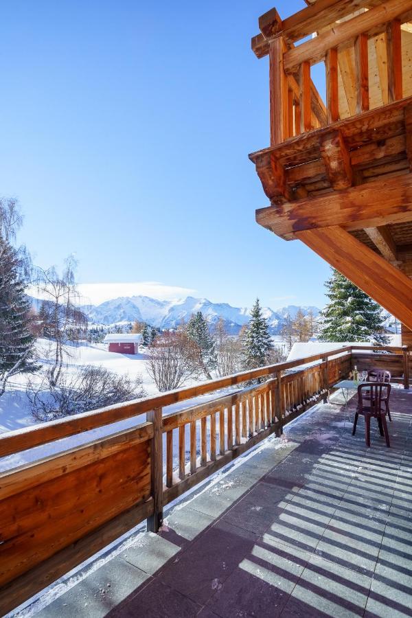 Вилла Les Balcons Du Golf Альп-д'Юэз Экстерьер фото